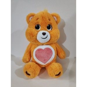 Care Bears Tenderheart Stuffed Animal Vintage 2002 Orange Bear Plush Toy 12"
